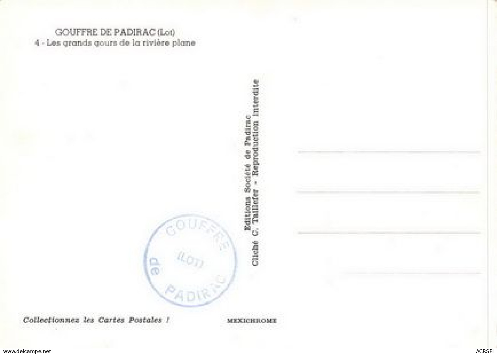 lot de 37 cartes de PADIRAC cartes vierges non circulées          (Scan R/V) N°   1   \PB11