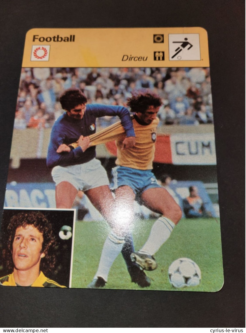 Football  ** Brésil ** Coupe Du Monde 1978 ** Dirceu  ** Paolo Rossi - Sports