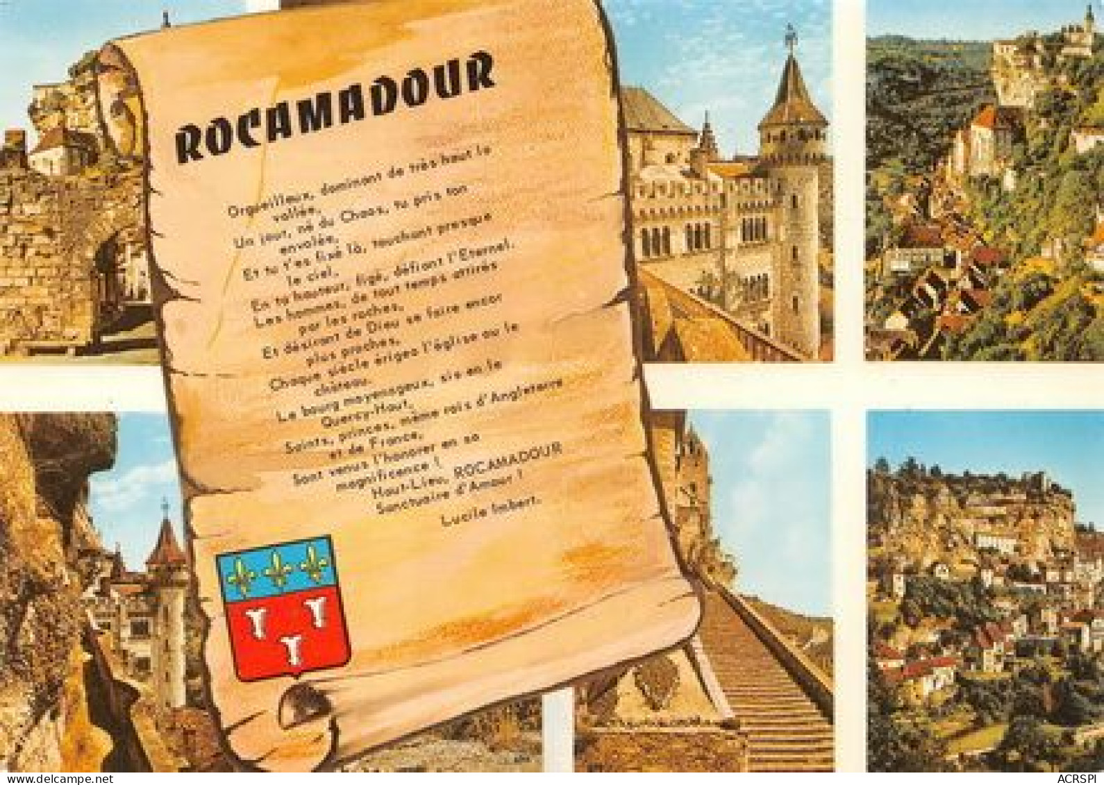 lot de 33 cartes de ROCAMADOUR cartes vierges non circulées   (Scan R/V de toutes les cartes) N°   2   \NAD004