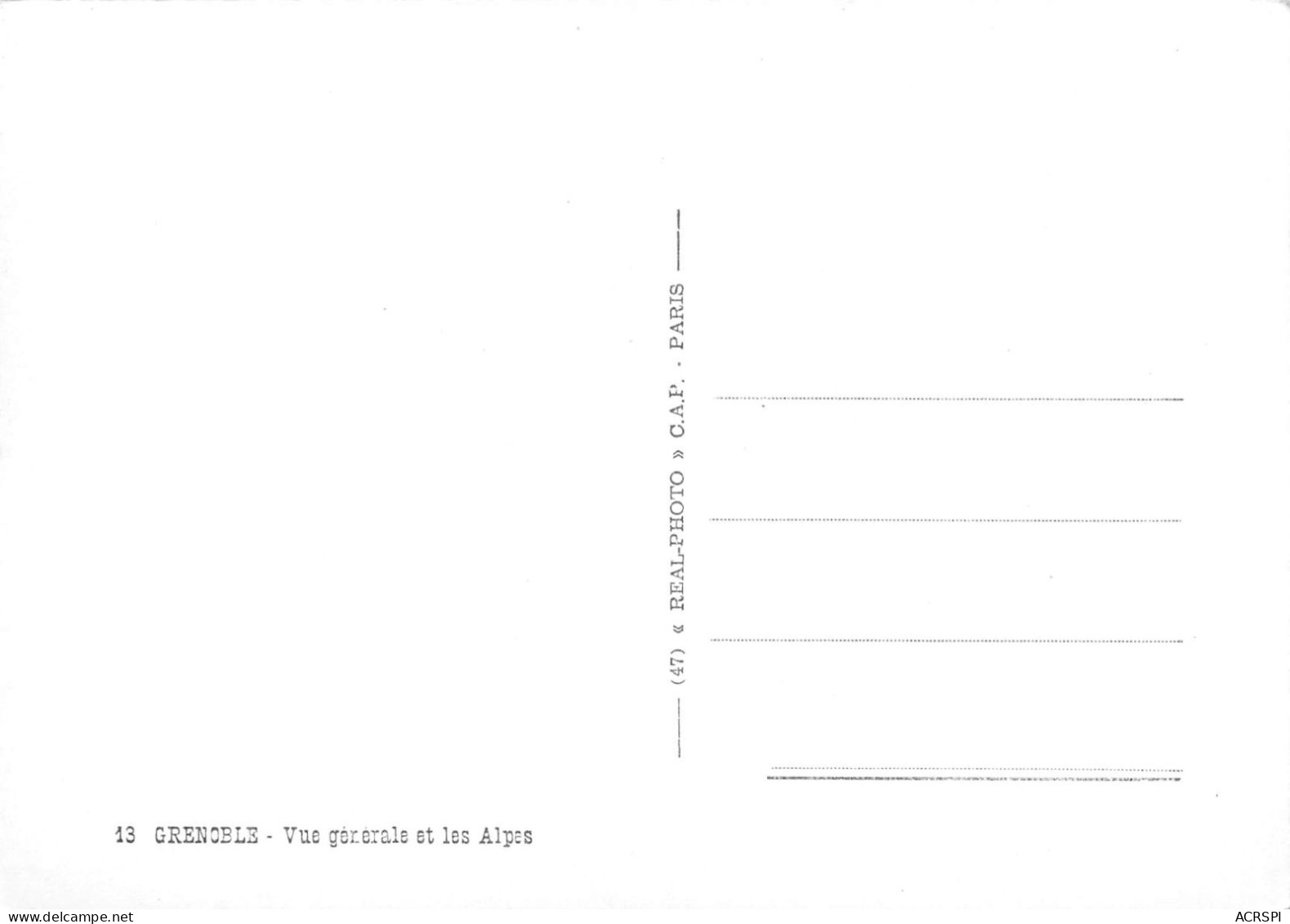 lot de 35 cartes de GRENOBLE    (Scan R/V) N°   23   \NAD007