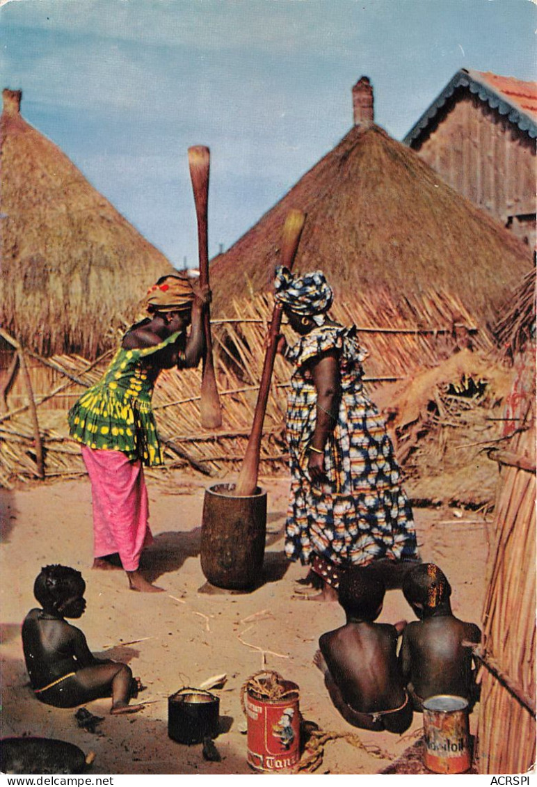 Mali Bamako Sikasso Zangaradougou Scene Villageaise(scan Recto Verso ) Nono0052 - Mali