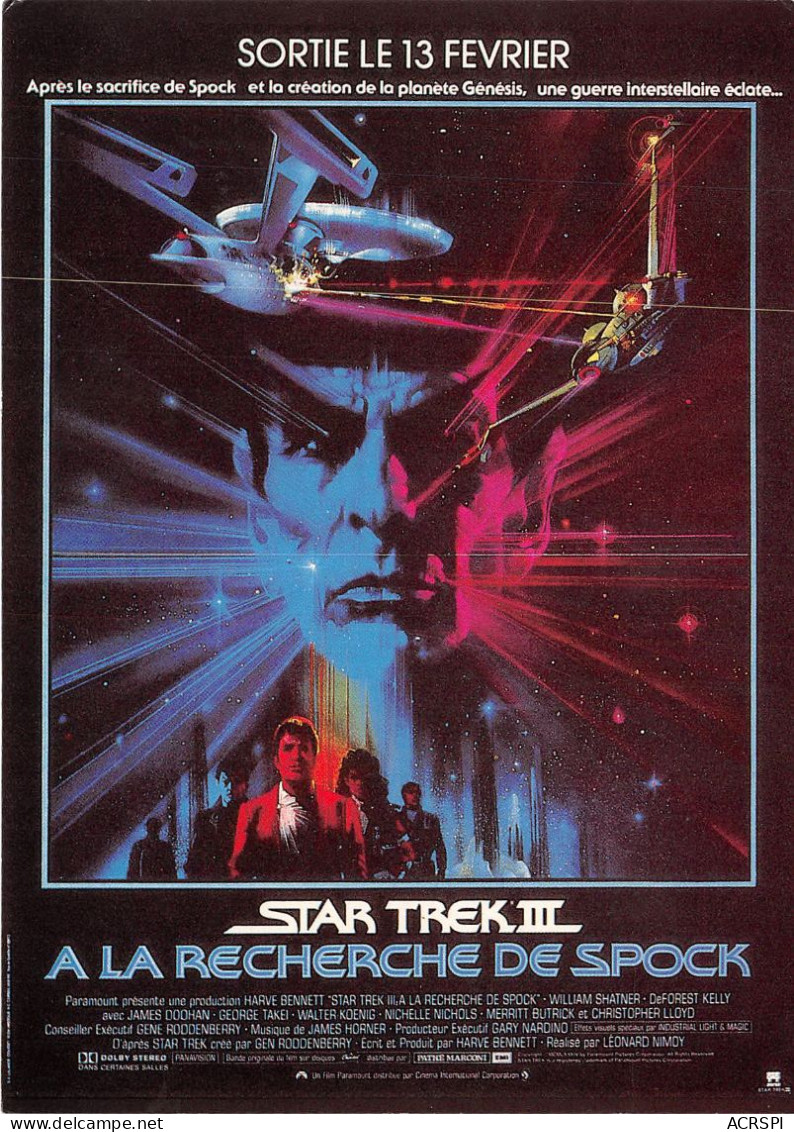 Star Trek 3 A La Recherche De Spock (scan Recto Verso ) Nono0041 - Attori