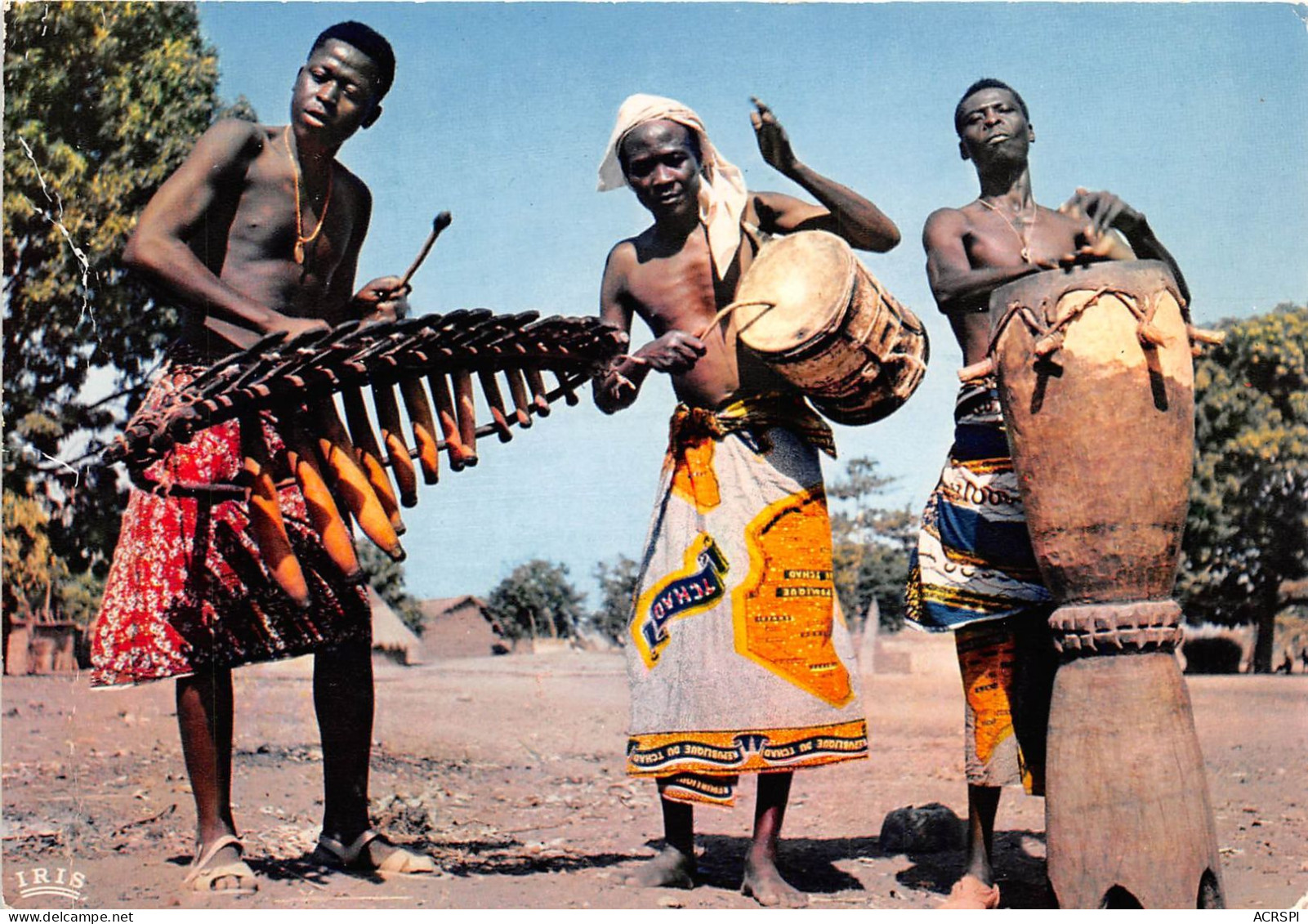 Burkina Faso Gaoua Poni Pougoulis Seance De Tamtam  (scan Recto Verso ) Nono0039 - Burkina Faso
