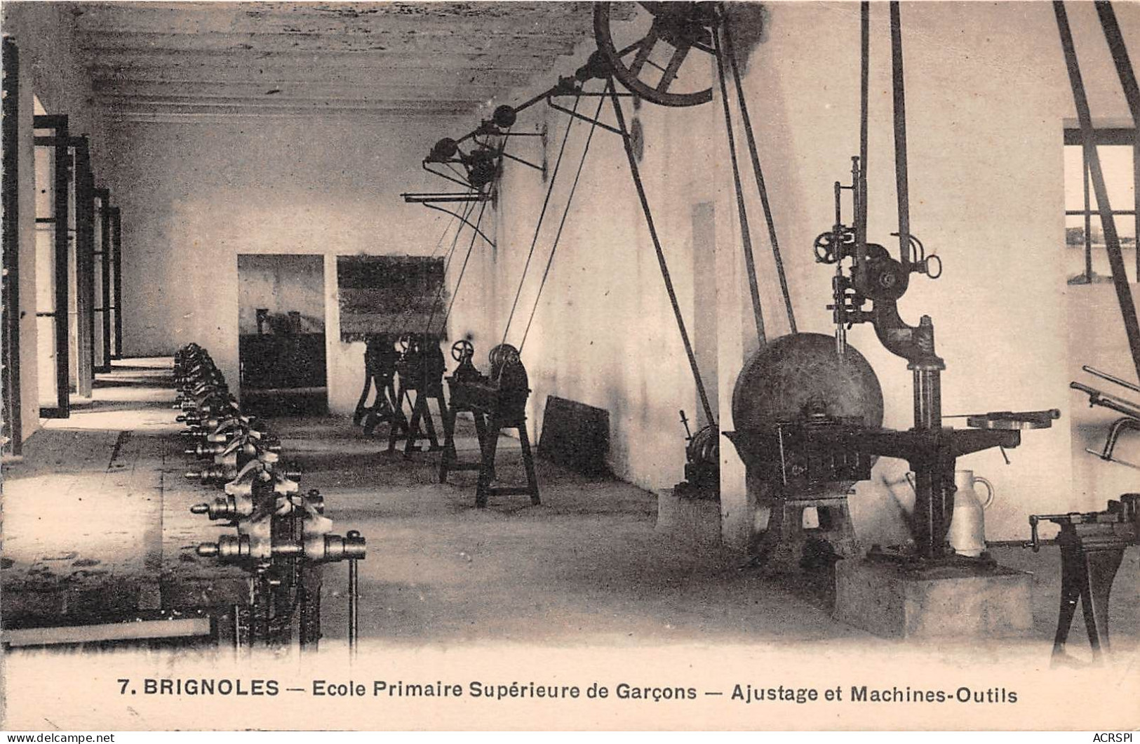 France Brignoles Var  Ecole Primaire Superieure De Garcons Ajustage Et Machines Outils 4 (scan Recto Verso ) Nono0040 - Brignoles