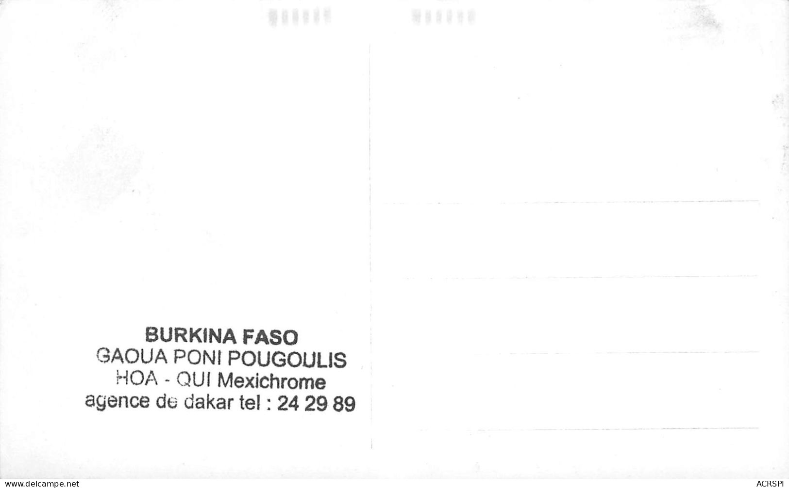 Burkina Faso Gaoua Poni Pougoulis Nu Nue Nude Nack Nacked Nuvola Desudo (scan Recto Verso ) Nono0039 - Burkina Faso