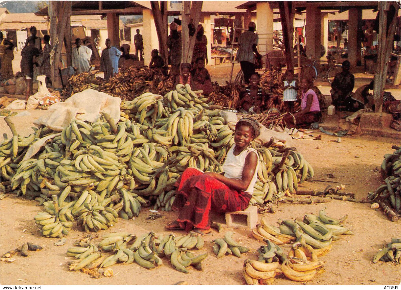 Soudan Francais Bamako Sikasso Zangaradougou Vendeuse De Bananes (scan Recto Verso ) Nono0038 - Mali