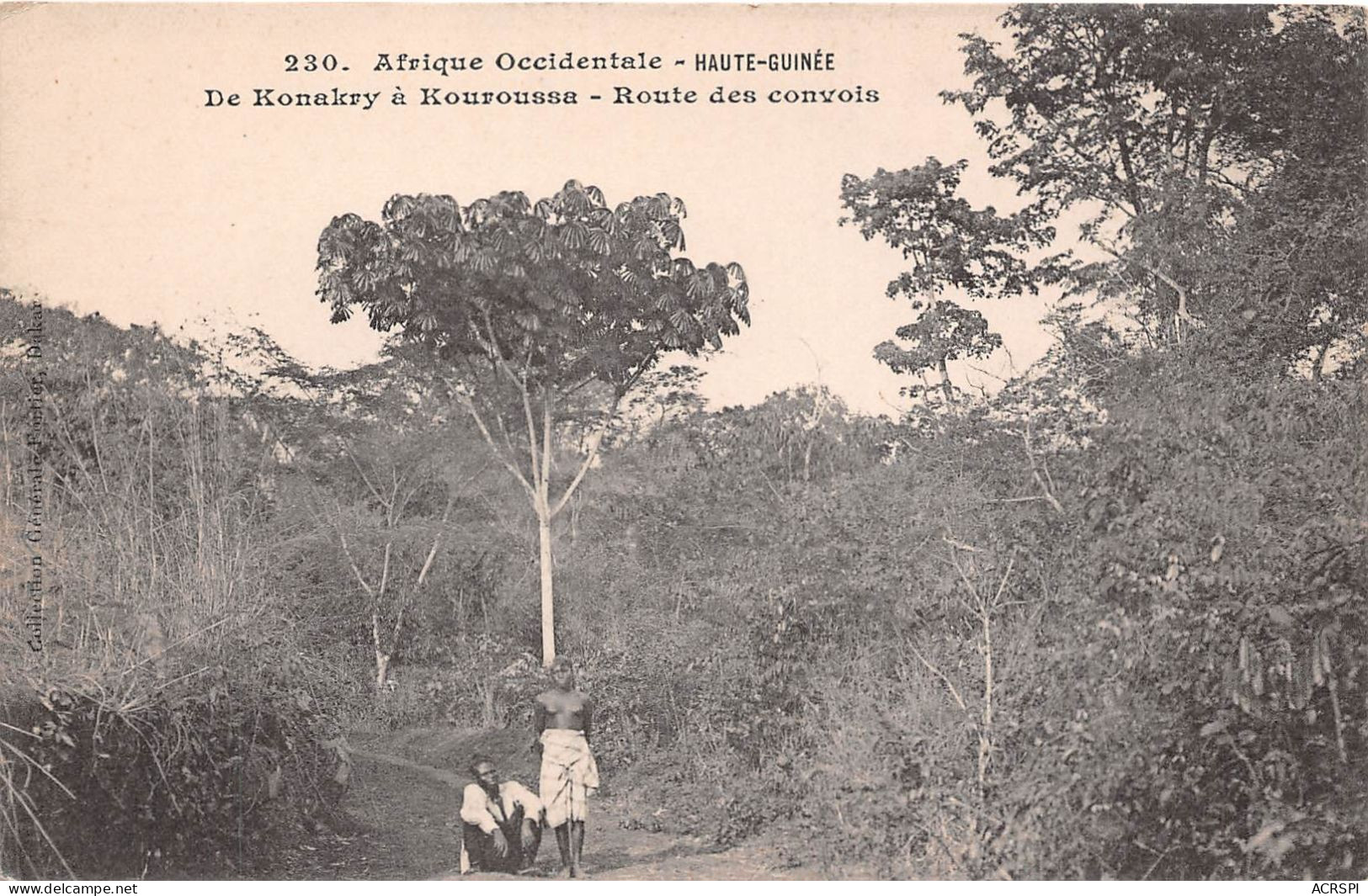 Guinee  Konakry Kouroussa Route Des Convois    (scan Recto Verso ) Nono0037 - Guinée