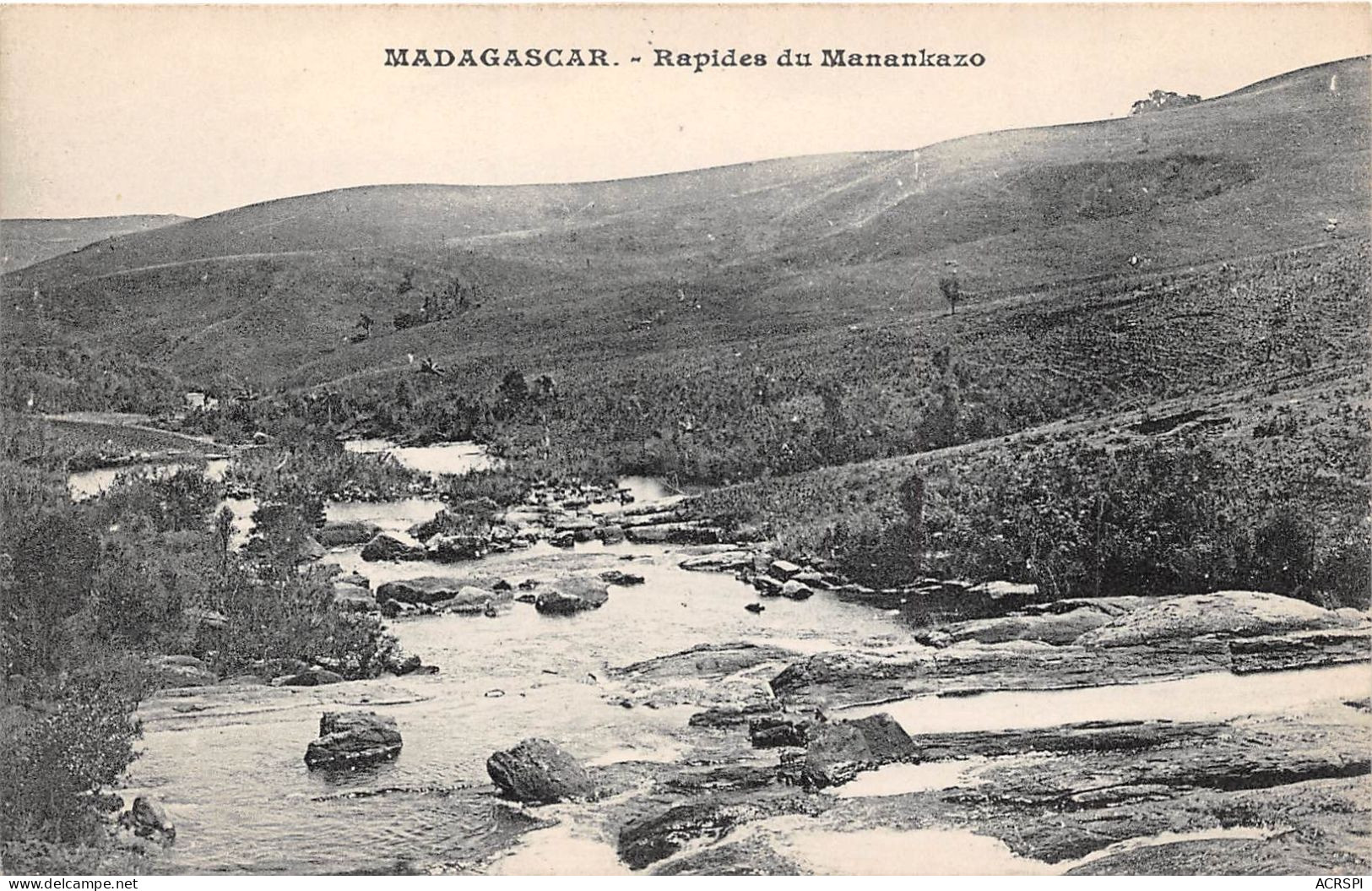 Madagascar Rapides Du Manankazo (scan Recto Verso ) Nono0036 - Madagascar