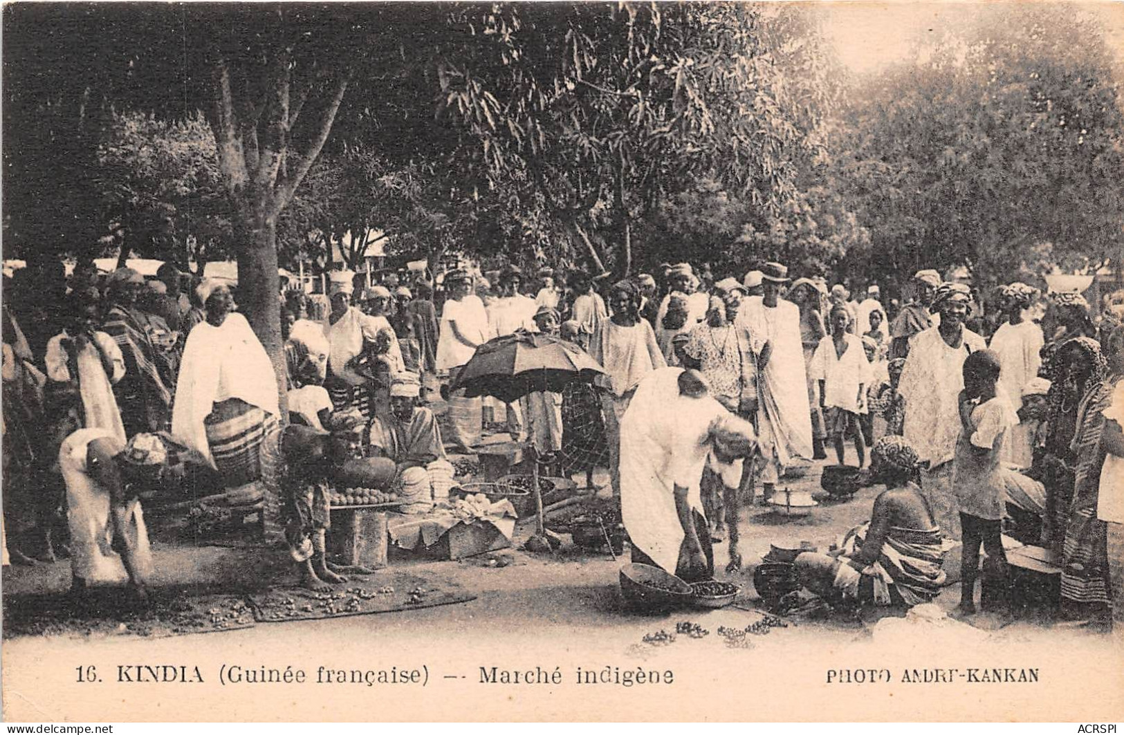 KINDIA Guinee  Marche Indigene  (scan Recto Verso ) Nono0037 - Guinee