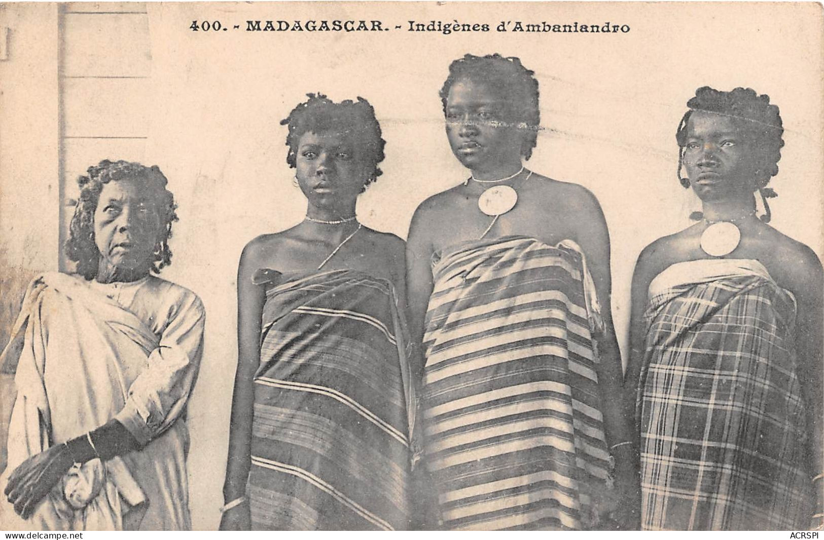 Madagascar Indigenes D Ambaniandro (scan Recto Verso ) Nono0036 - Madagascar