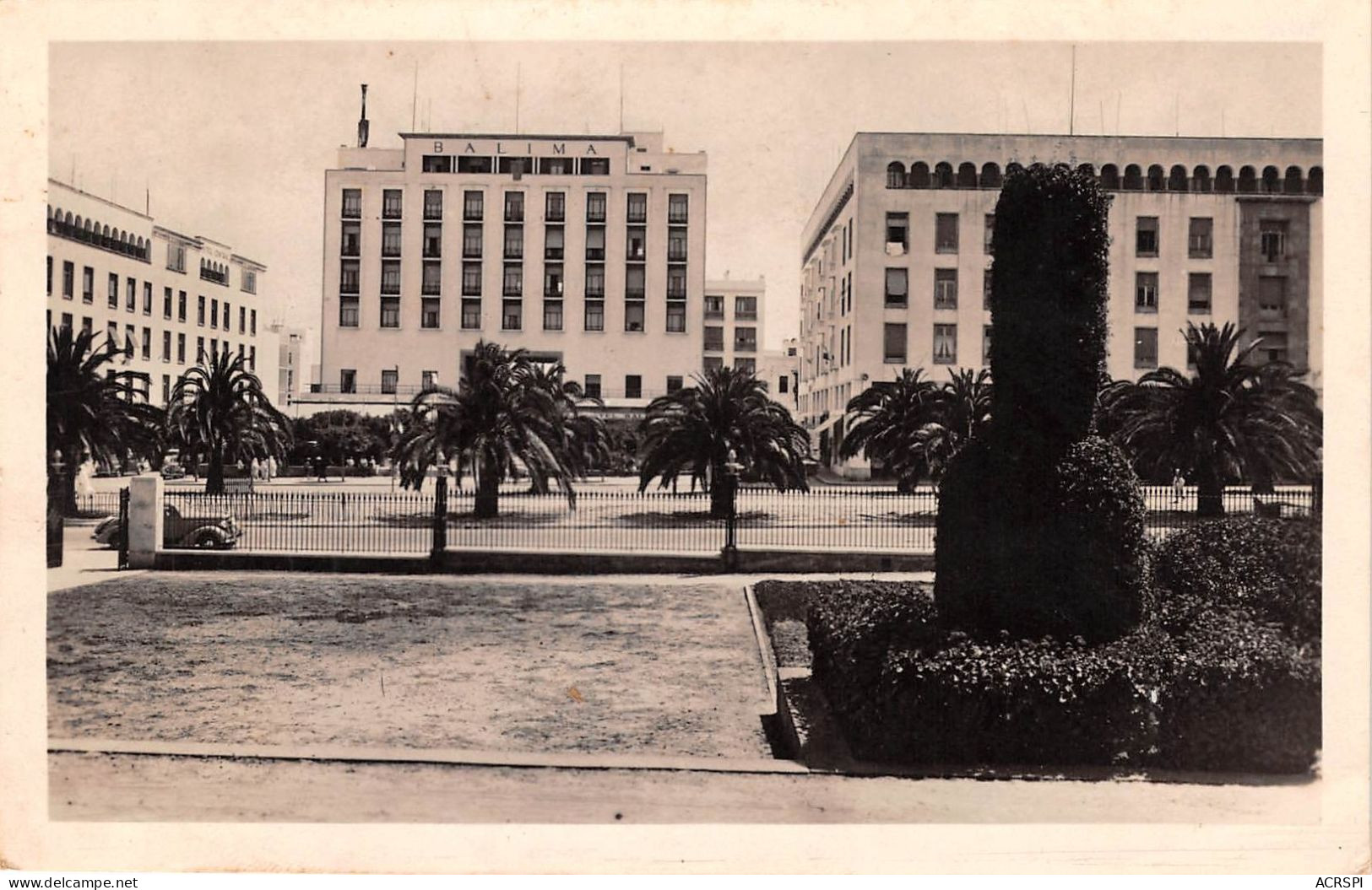 RABAT Vue Prise Des Jardins Du Palais De Justice(SCAN RECTO VERSO)NONO0087 - Rabat