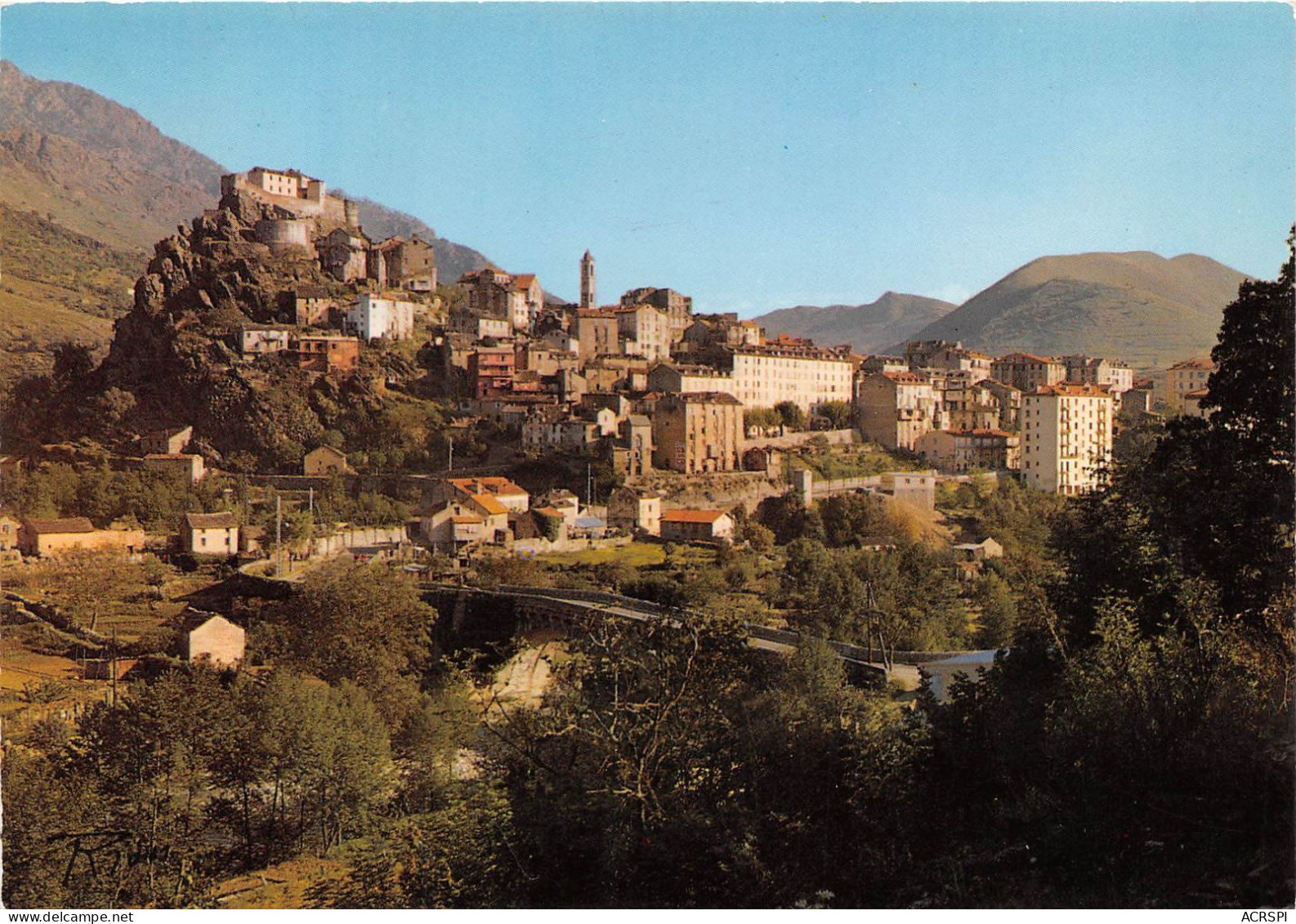 La Corse Inoubliable CORTE Vue Generale(SCAN RECTO VERSO)NONO0086 - Corte