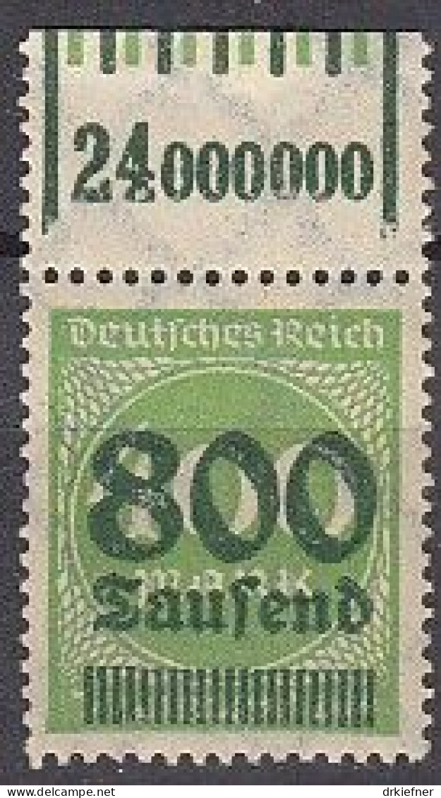 DR  306 OR, 0-6-0/1-5-1, Ungebraucht *, Überdruckmarke, 1923 - Ungebraucht