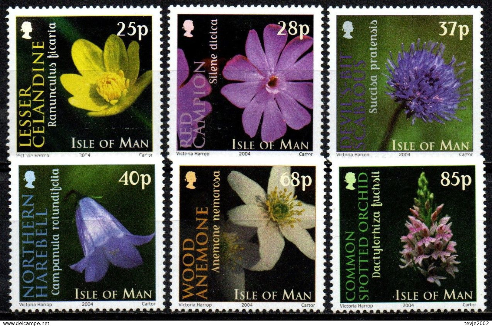Isle Of Man 2004 - Mi.Nr. 1126 - 1131 - Postfrisch MNH - Blumen Flowers - Sonstige & Ohne Zuordnung
