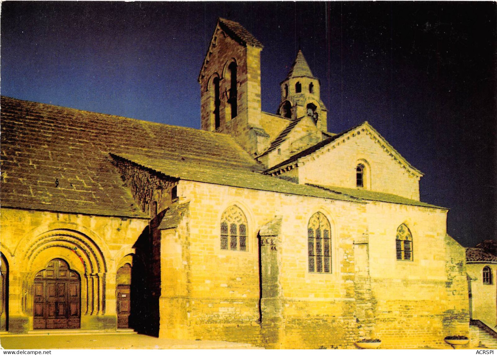 Vaucluse VALREAS Enclave Des Papes Eglise Notre Dame De Nazareth Illuminee(SCAN RECTO VERSO)NONO0062 - Valreas