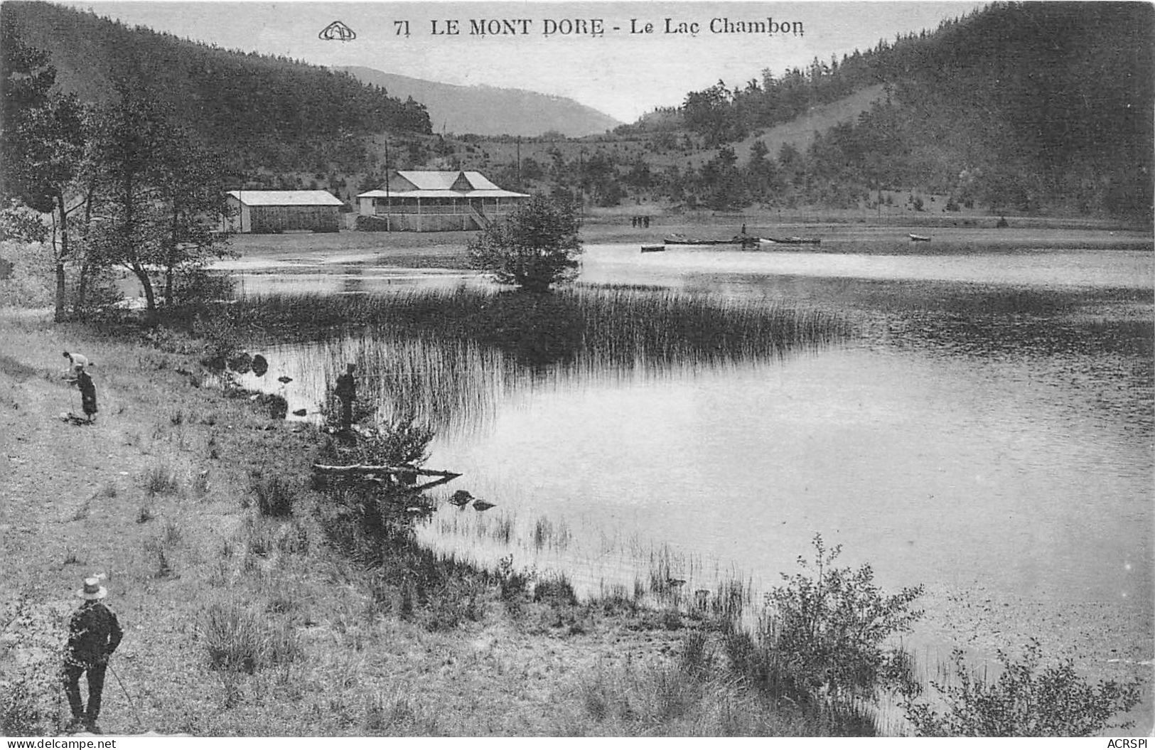 Puy De Dome Le MONT DORE Le Lac Chambon (SCAN RECTO VERSO) NONO0058 - Le Mont Dore