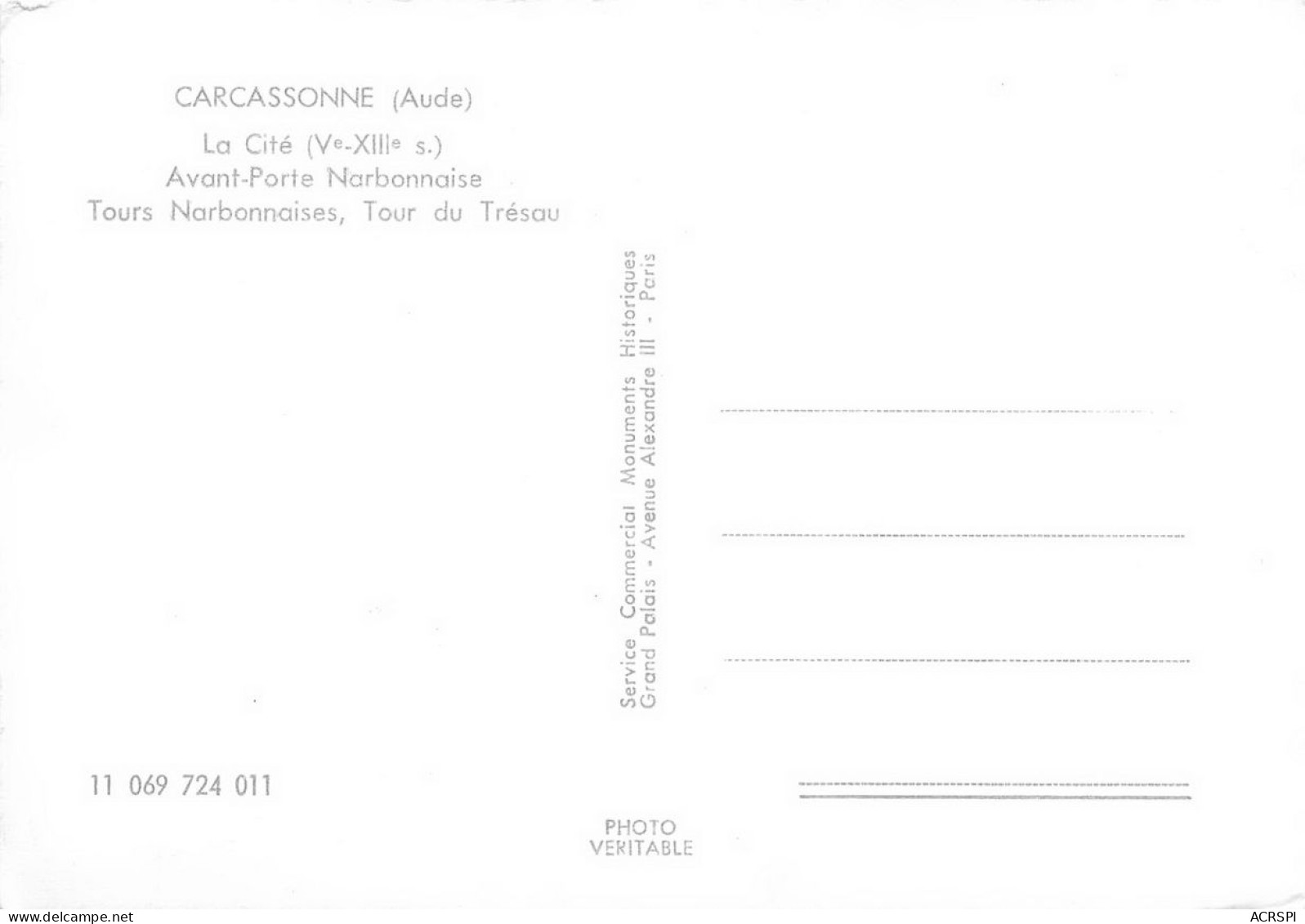 CARCASSONNE  Les Remparts   25 (scan Recto Verso)nono0106 - Carcassonne
