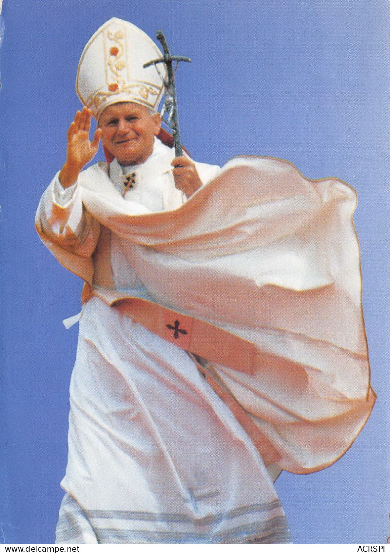 PAPE Jean Paul 2 Papa Giovanni Paolo  Joannes Paulus Christianisme Jesus Christ Religion  50 (scan Recto Verso)nono0105 - Popes