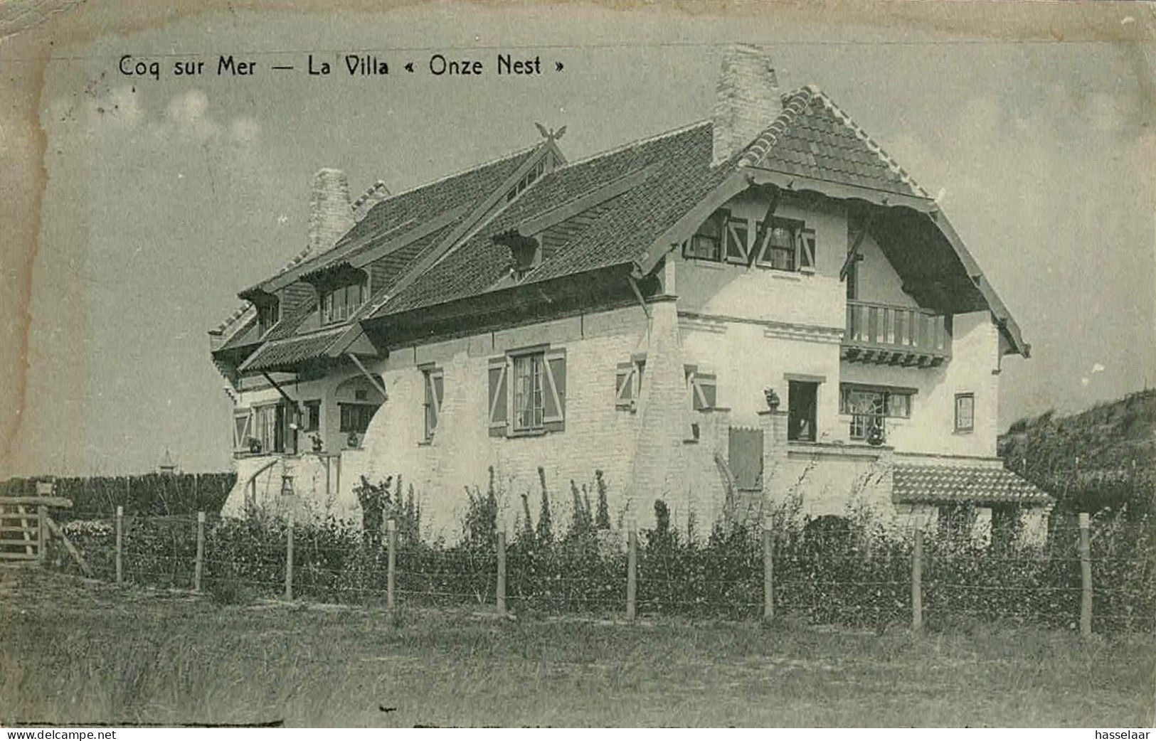 Coq-sur-Mer - La Villa Onze Nest - 1922 - De Haan