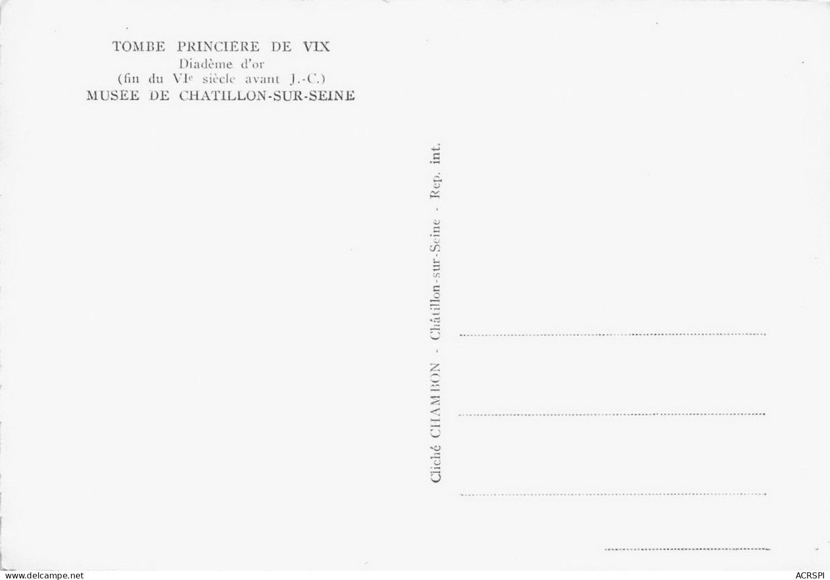 CHATILLON SUR SEINE  MUSEE  Diademe D'or  9 (scan Recto Verso)nono0103 - Chatillon Sur Seine