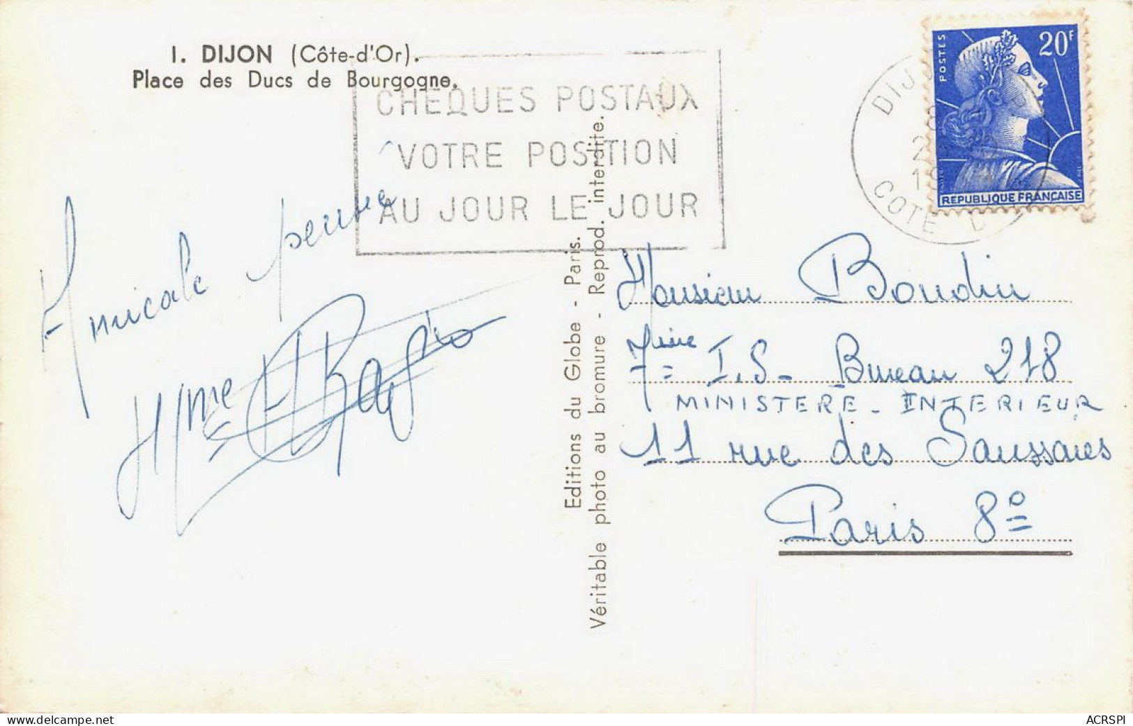 DIJON  La Place Des Ducs De Bourgogne  17 (scan Recto Verso)nono0102 - Dijon