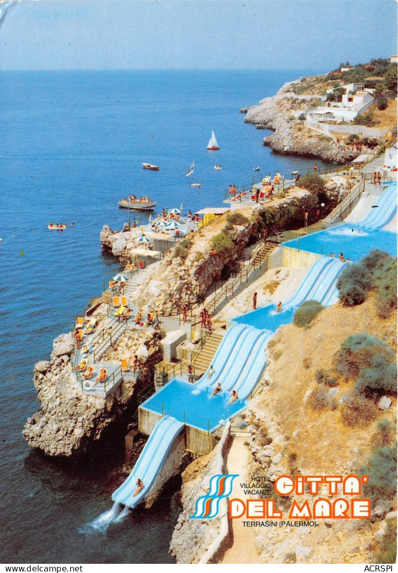 Hotel Villaggio Vacanze CITTA DEL MARE TERRASINI Palermo(SCAN RECTO VERSO)NONO0099 - Palermo