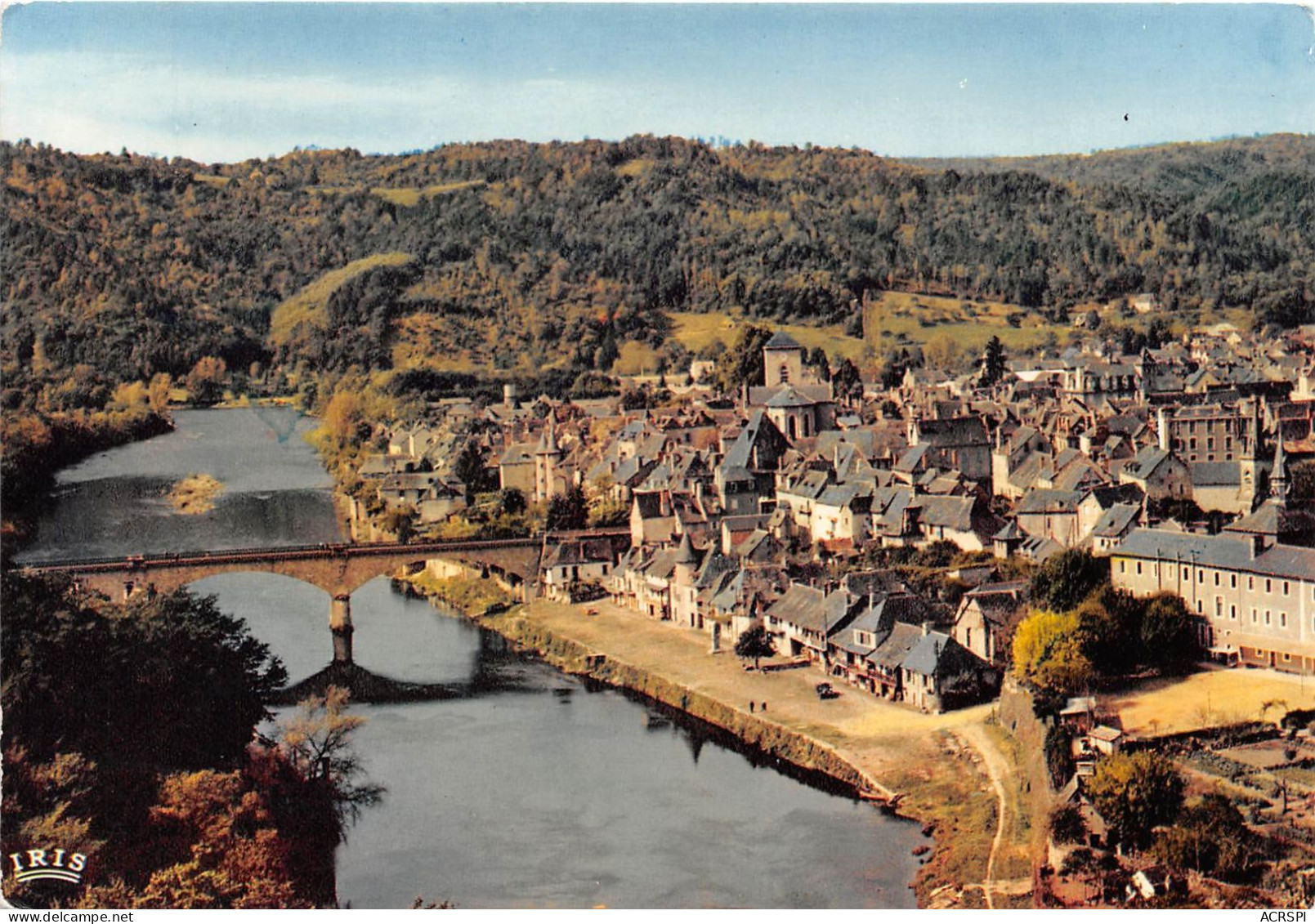 ARGENTAT Vue Generale Le Pont Sur La Dordogne(SCAN RECTO VERSO)NONO0094 - Argentat