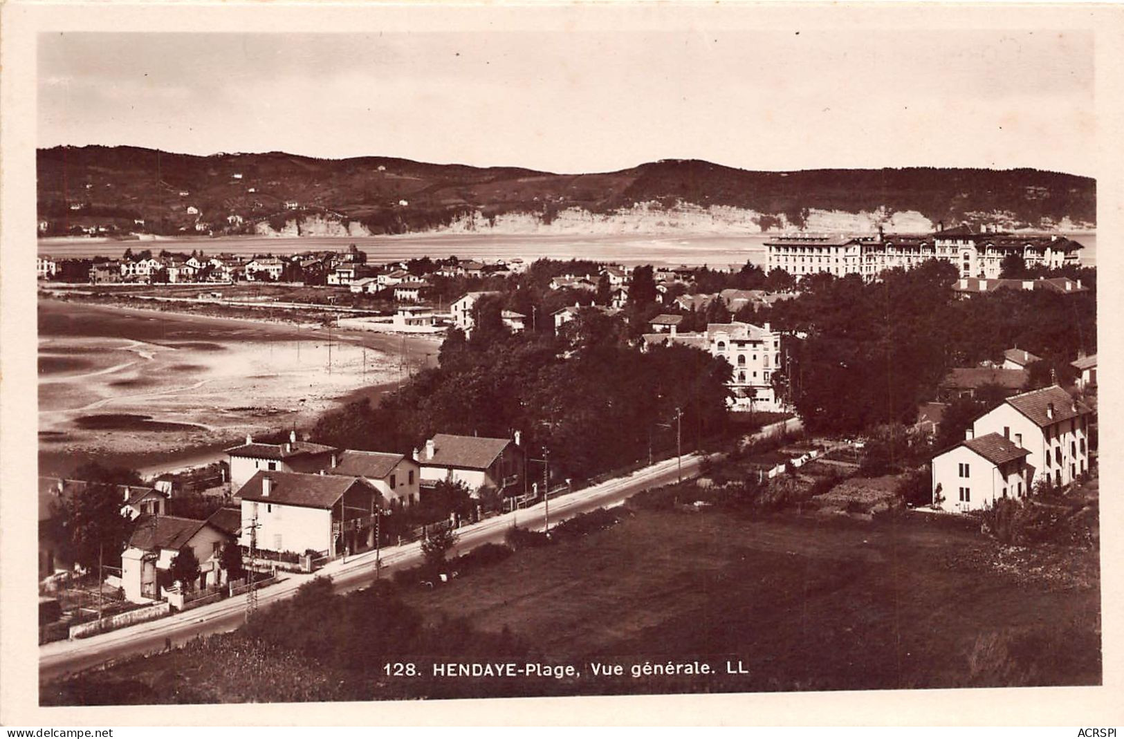 HENDAYE Plage Vue Generale (SCAN RECTO VERSO)NONO0092 - Hendaye