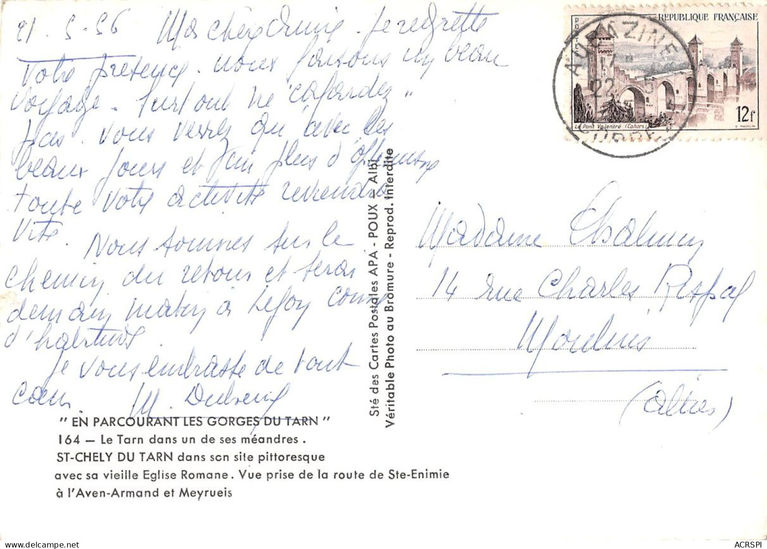 48 SAINT CHELY D' APCHER  Vue Aerienne  34 (scan Recto Verso)nono0116 - Saint Chely D'Apcher