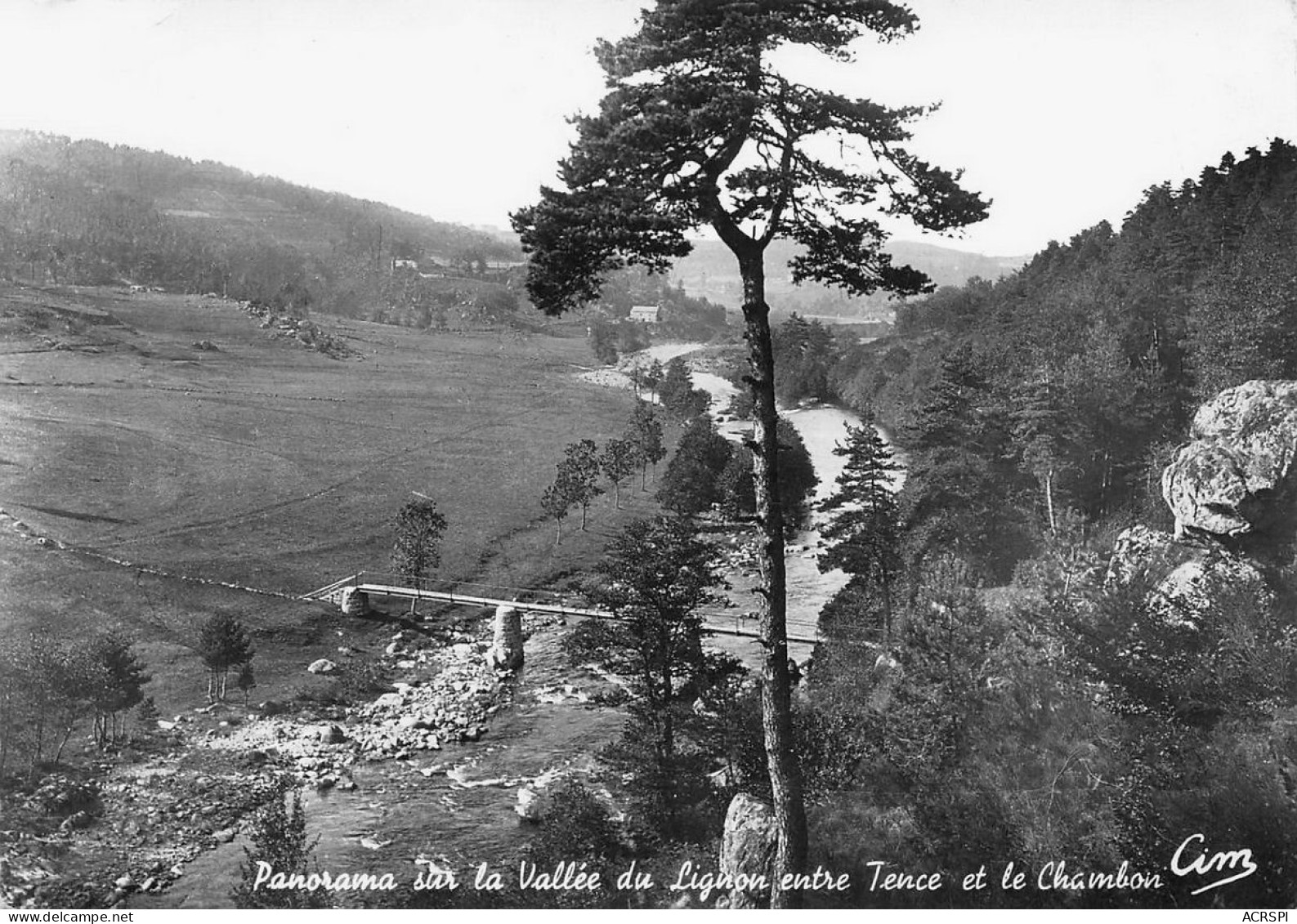 Vallée Du LIGNON Entre TENCE Et Le CHAMBON  30 (scan Recto Verso)nono0114 - Le Chambon-sur-Lignon