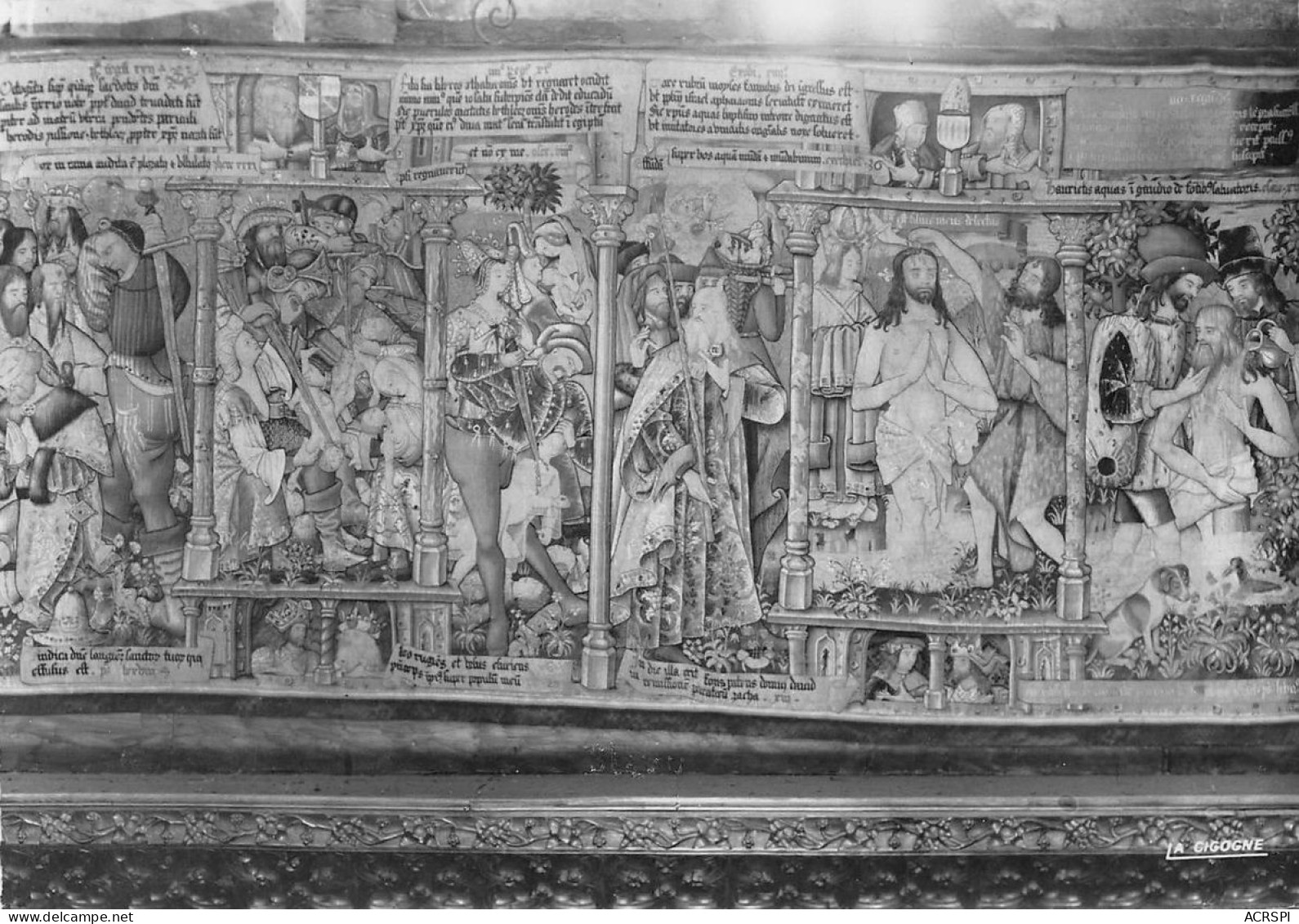 LA CHAISE DIEU  Tapisserie D' ARRAS  52 (scan Recto Verso)nono0113 - La Chaise Dieu