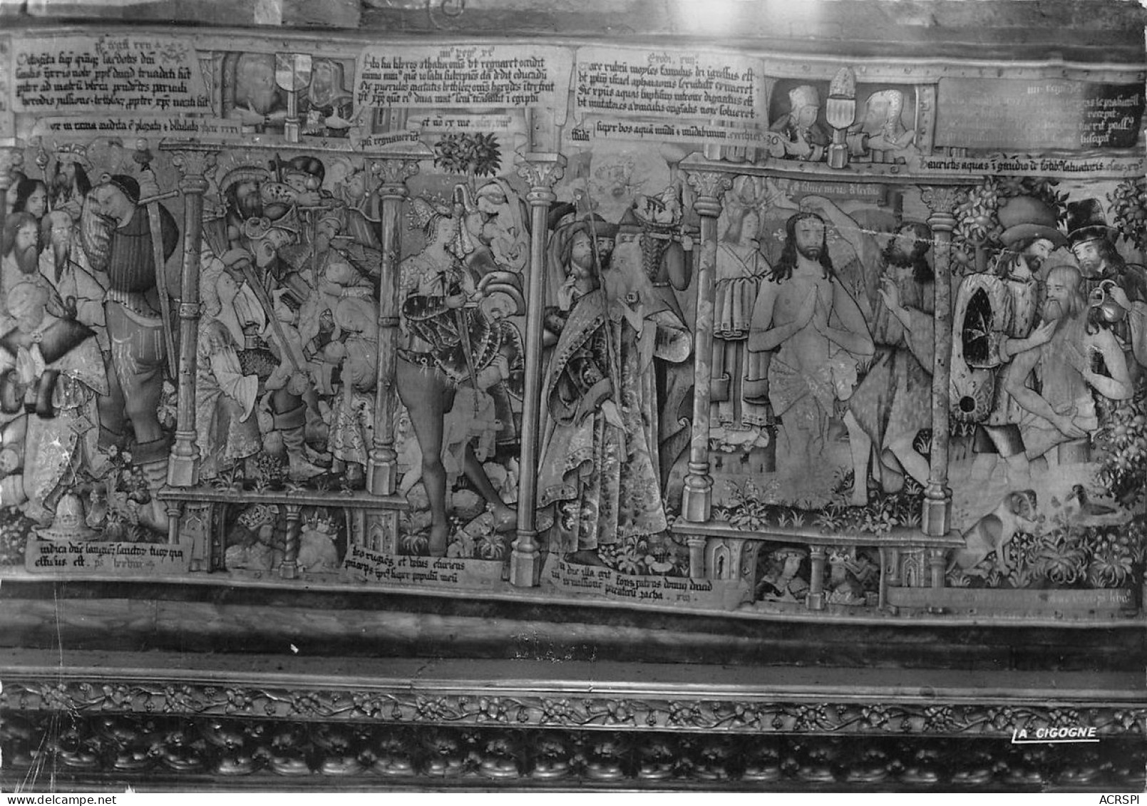 LA CHAISE DIEU  Tapisserie D' ARRAS  54 (scan Recto Verso)nono0113 - La Chaise Dieu