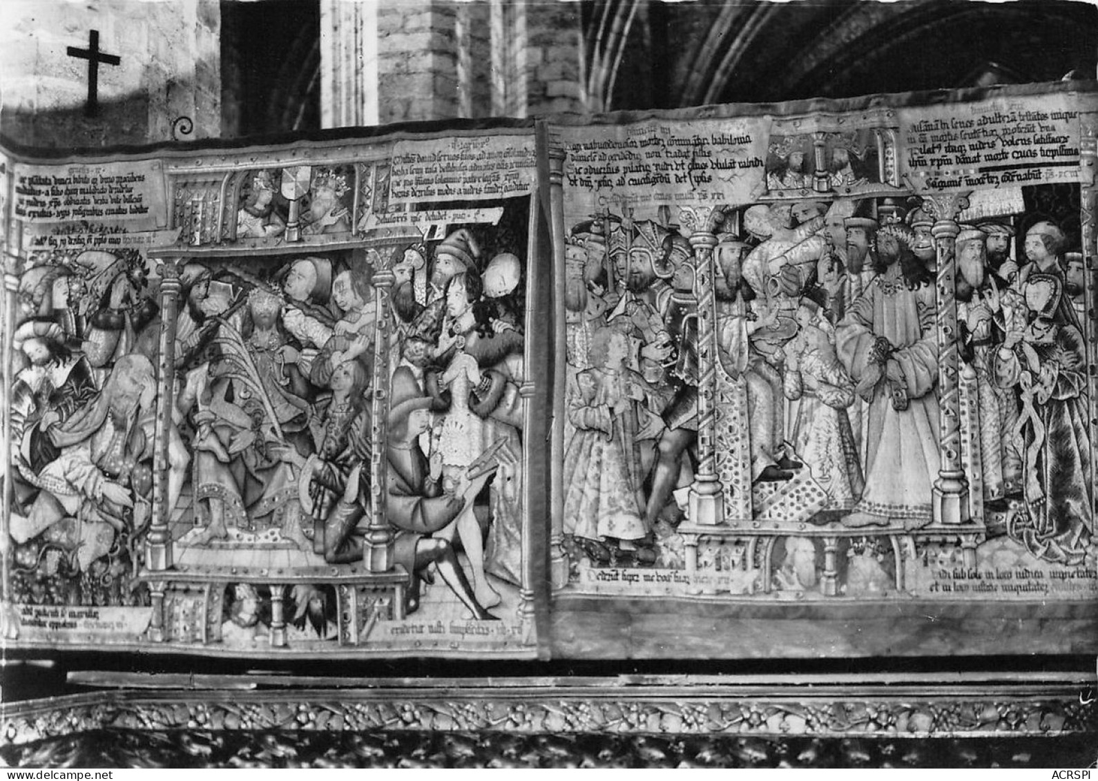LA CHAISE DIEU  Tapisserie D' ARRAS  58 (scan Recto Verso)nono0113 - La Chaise Dieu