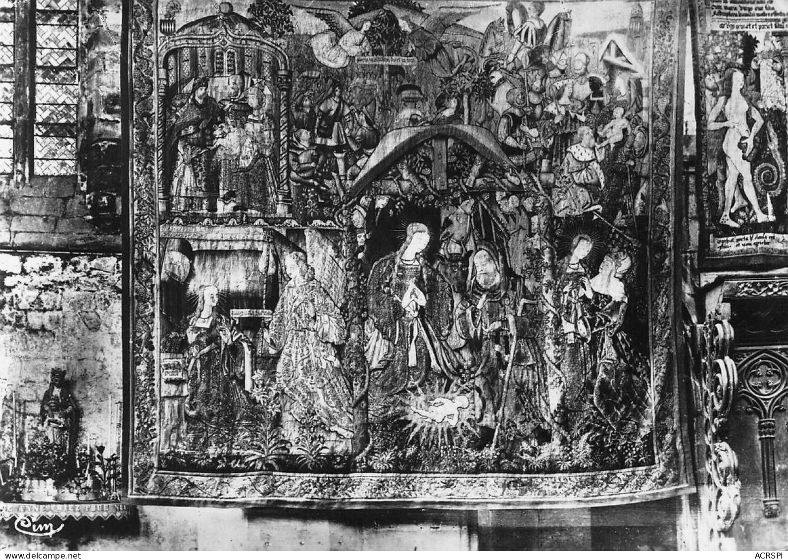LA CHAISE DIEU  Tapisserie D' ARRAS  57 (scan Recto Verso)nono0113 - La Chaise Dieu