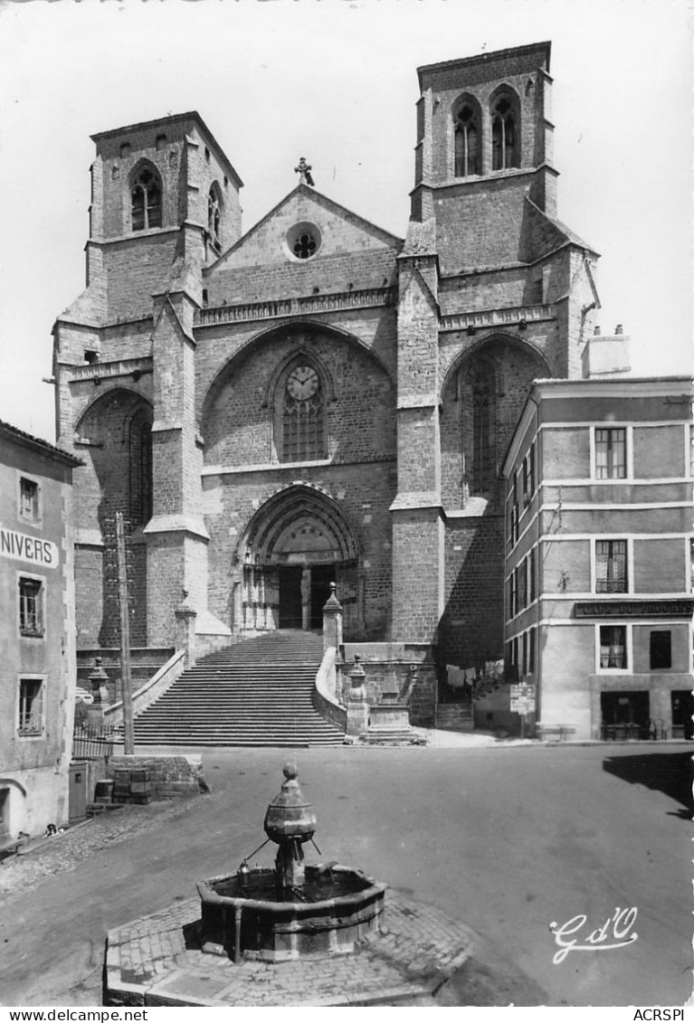 LA CHAISE DIEU Abbaye St Robert  Facade Ouest  13 (scan Recto Verso)nono0113 - La Chaise Dieu