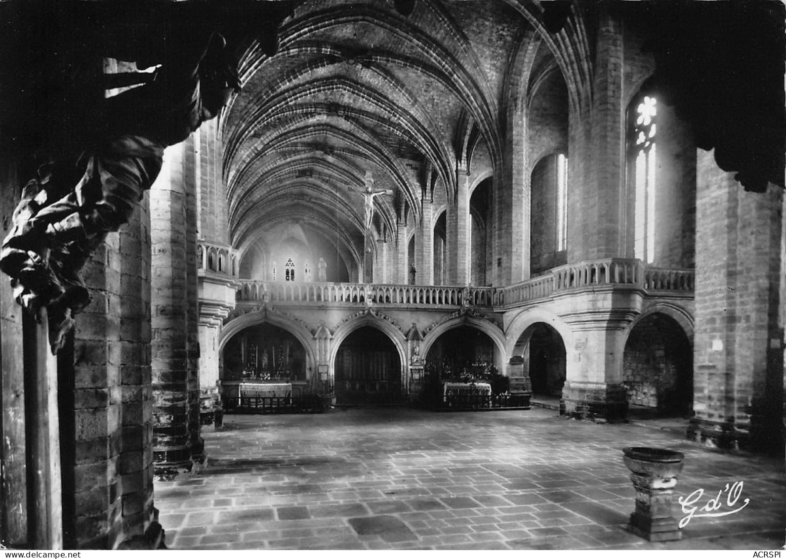 LA CHAISE DIEU  Intérieur De L'église  Le Jubé  10 (scan Recto Verso)nono0113 - La Chaise Dieu