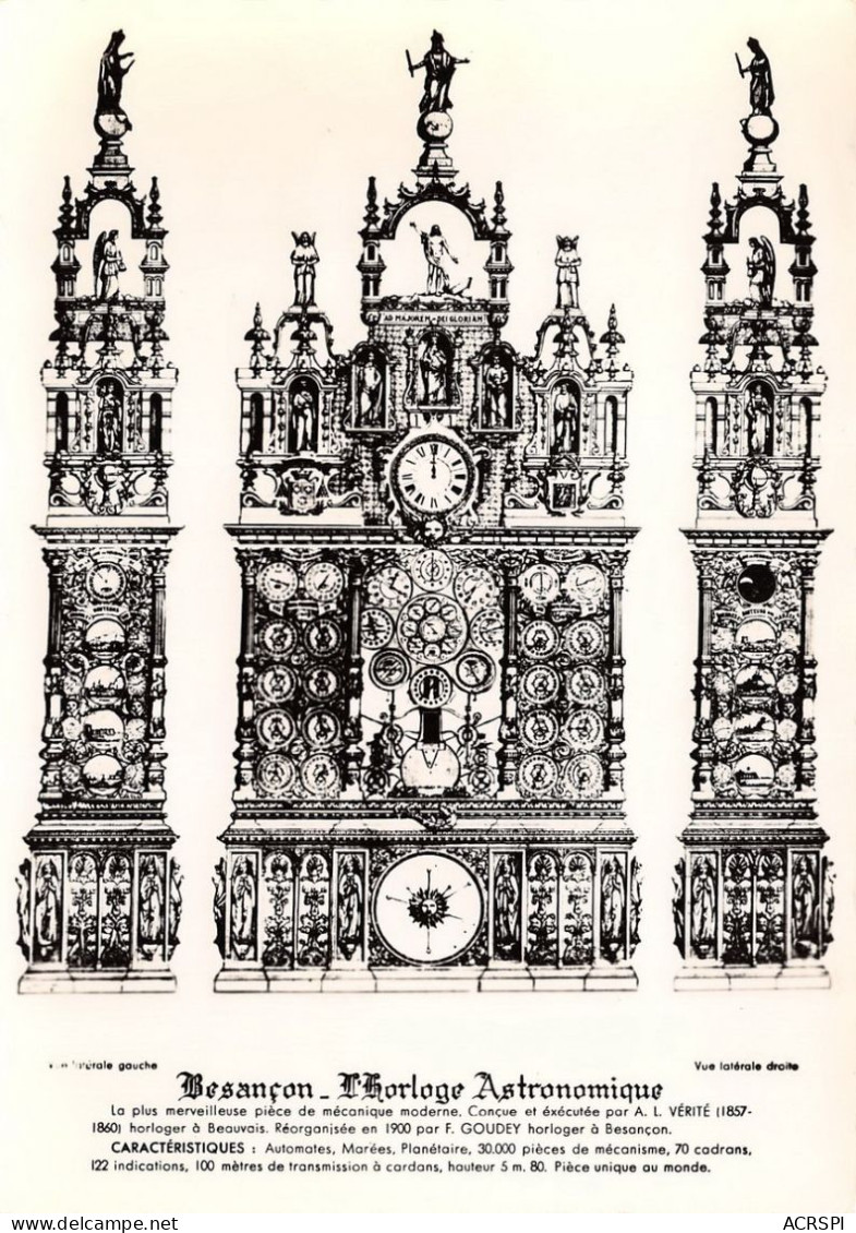 BESANCON L' Horloge Astrologique  6 (scan Recto Verso)nono0110 - Besancon