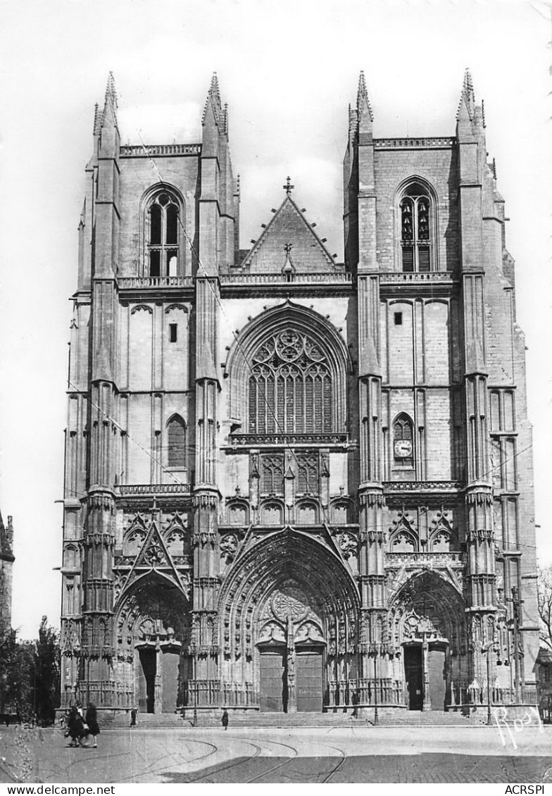 NANTES  Facade De La Cathedrale  12 (scan Recto Verso)nono0128 - Nantes