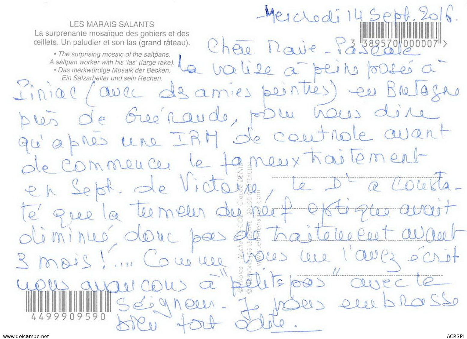 GUERANDE Les Marais Salants  25 (scan Recto Verso)nono0126 - Guérande