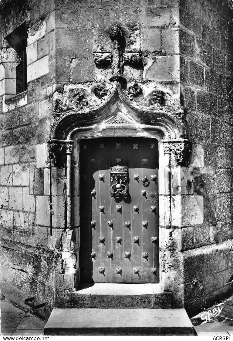 LANGEAIS Le Chateau Porte De La Facade Intérieure  38 (scan Recto Verso)nono0125 - Langeais