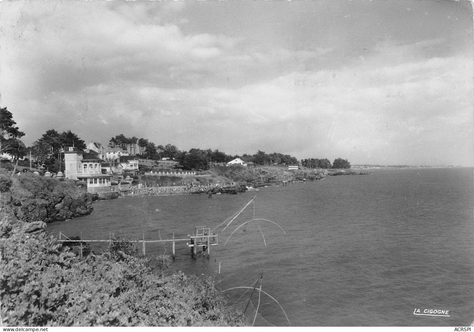 PORNIC Pêcherie Pêche Au Carrelet   Et Casino Plage De GOURMALON   10 (scan Recto Verso)nono0126 - Pornic