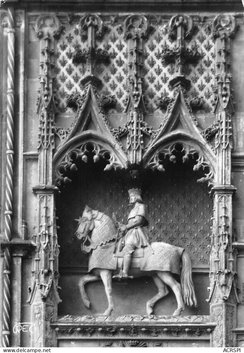 BLOIS Statue Equestre De Louis XII  55 (scan Recto Verso)nono0124 - Blois