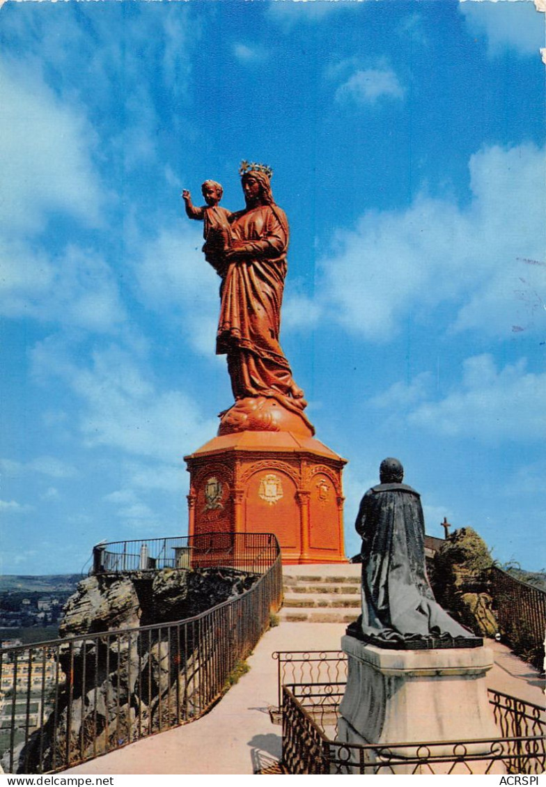 LE PUY EN VELAY   La Statue Colossale Notre Dame De France  4 (scan Recto Verso)nono0123 - Le Puy En Velay