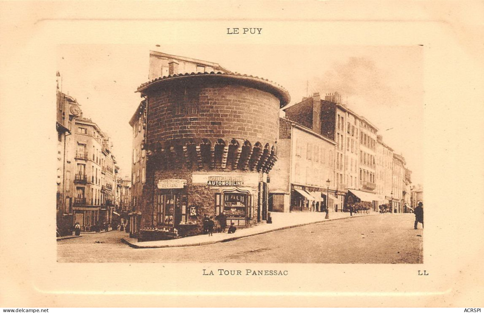 LE PUY EN VELAY  Tour Panessac Oriflamme Automobiline Et Porcelaine V.Bertrand   1 (scan Recto Verso)nono0123 - Le Puy En Velay