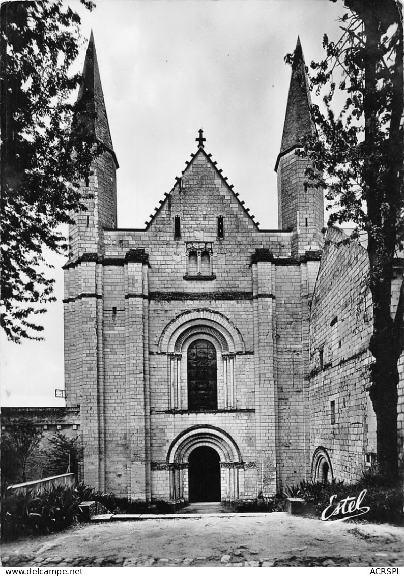 FONTEVRAULT  L' Abbaye Facade De La Chapelle  9 (scan Recto Verso)nono0120 - Autres & Non Classés