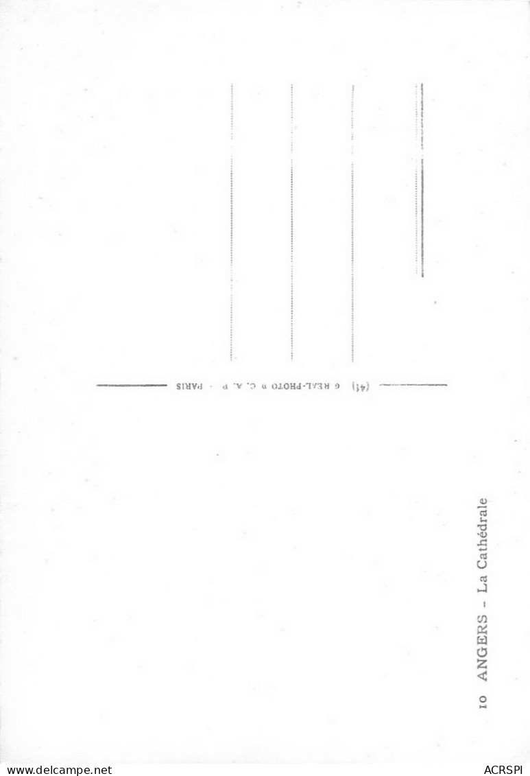 49 ANGERS La Cathedrale 23 (scan Recto Verso)nono0119 - Angers