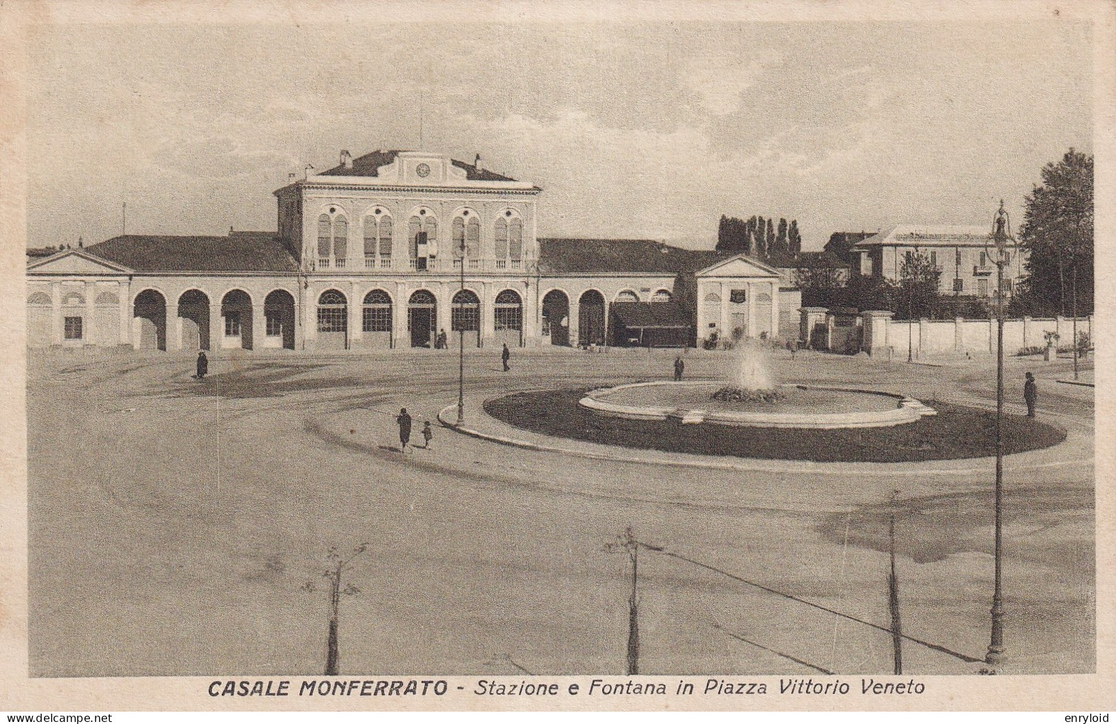 Casale Monferrato Stazione Fontana In Piazza Vittorio - Sonstige & Ohne Zuordnung