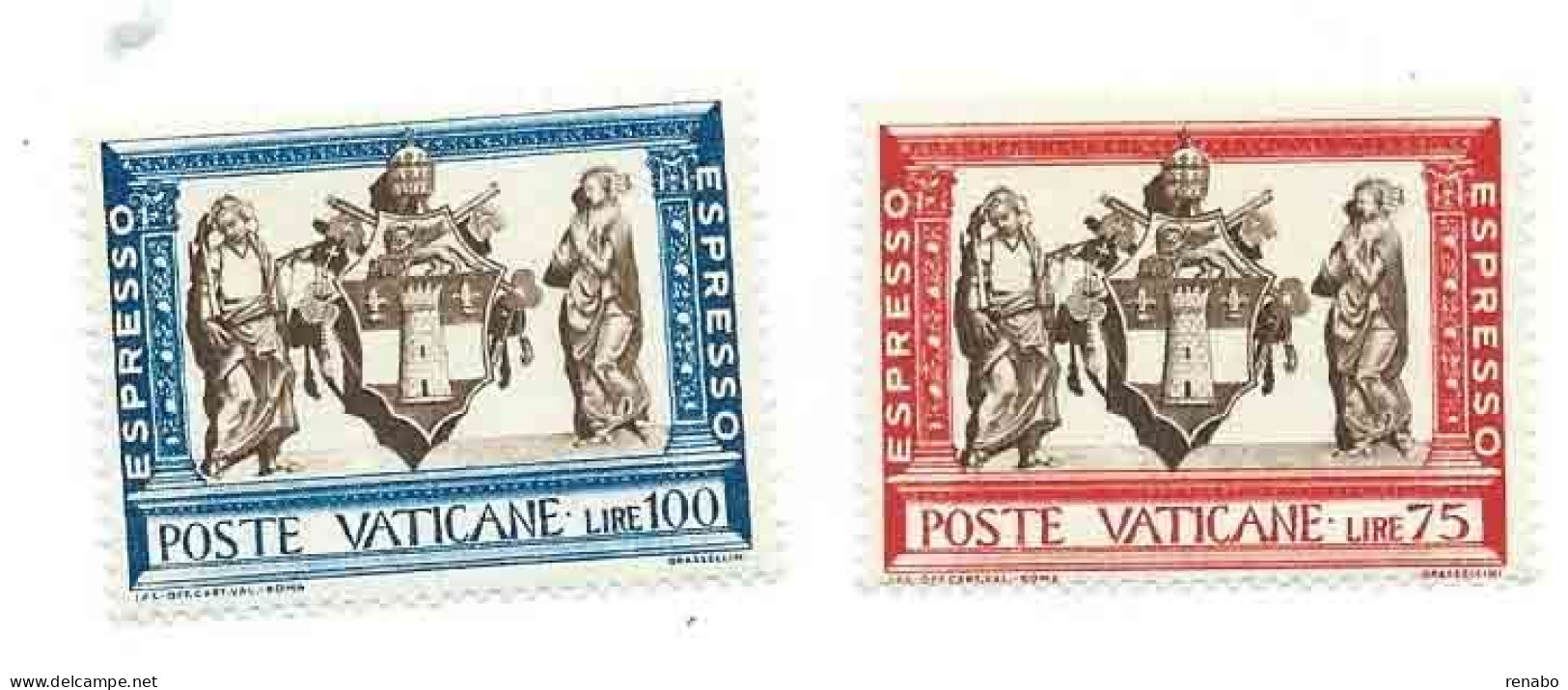 Vaticano1960; Opere Di Misericordia, Espressi. Serie Completa , Nuovi. - Priority Mail