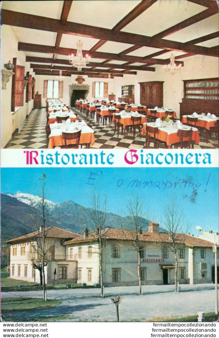 Bb312 Cartolina Villarfocchiardo Ristorante Giaconera Torino - Autres & Non Classés