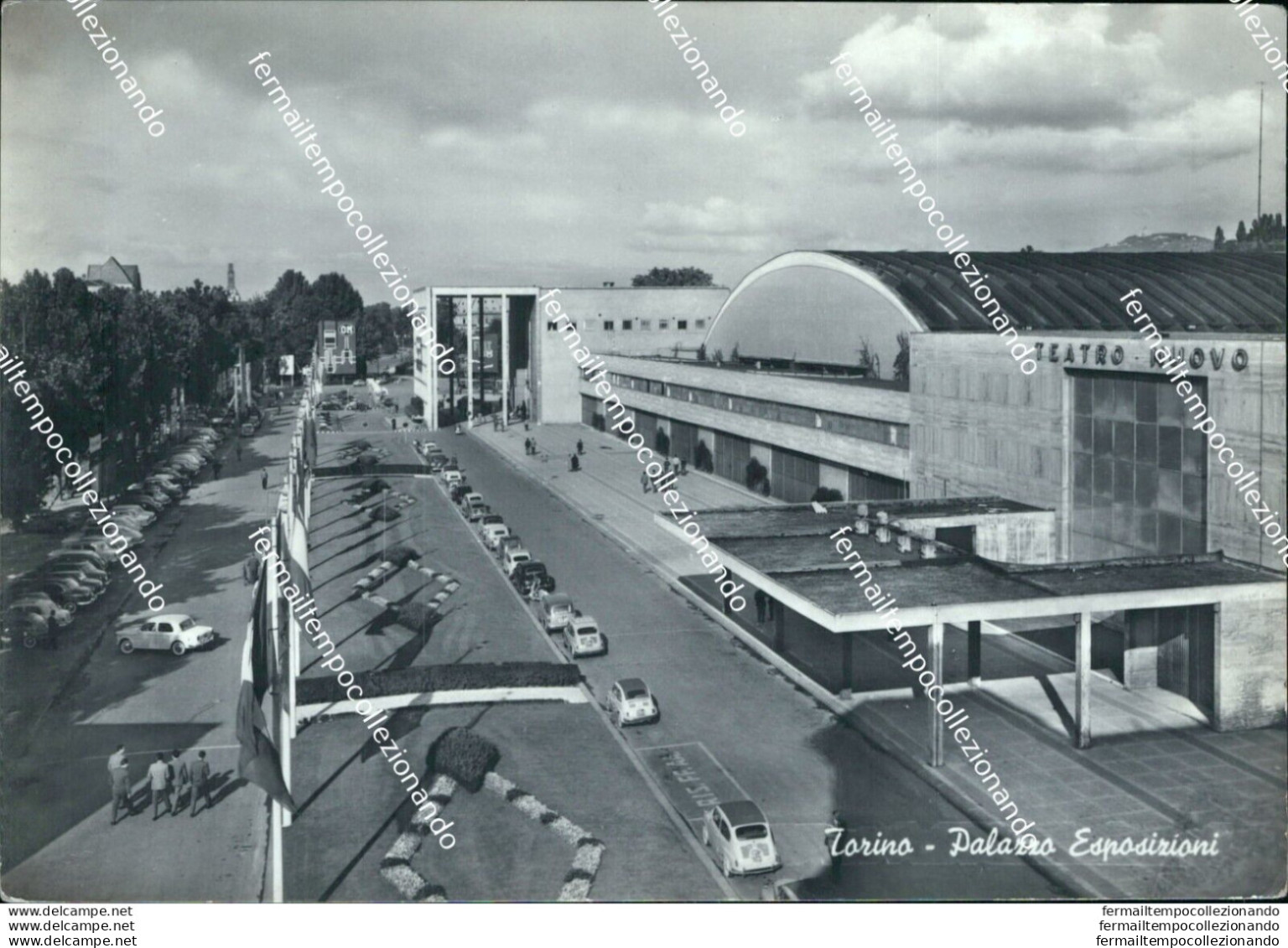 Bb336 Cartolina Torino Citta'  Palazzo Esposizioni - Andere & Zonder Classificatie